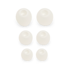 JBL Ear tip set for V110BT - Silver - Ear tips S+M+L (L+R) - Hero