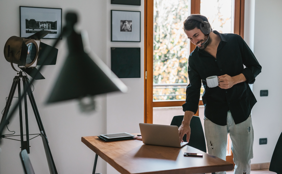 JBL Free WFH Wireless Micro détachable à focalisation vocale avec réduction de bruit - Image