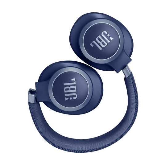 JBL Live 770NC - Blue - Wireless Over-Ear Headphones with True Adaptive Noise Cancelling - Detailshot 5 image number null