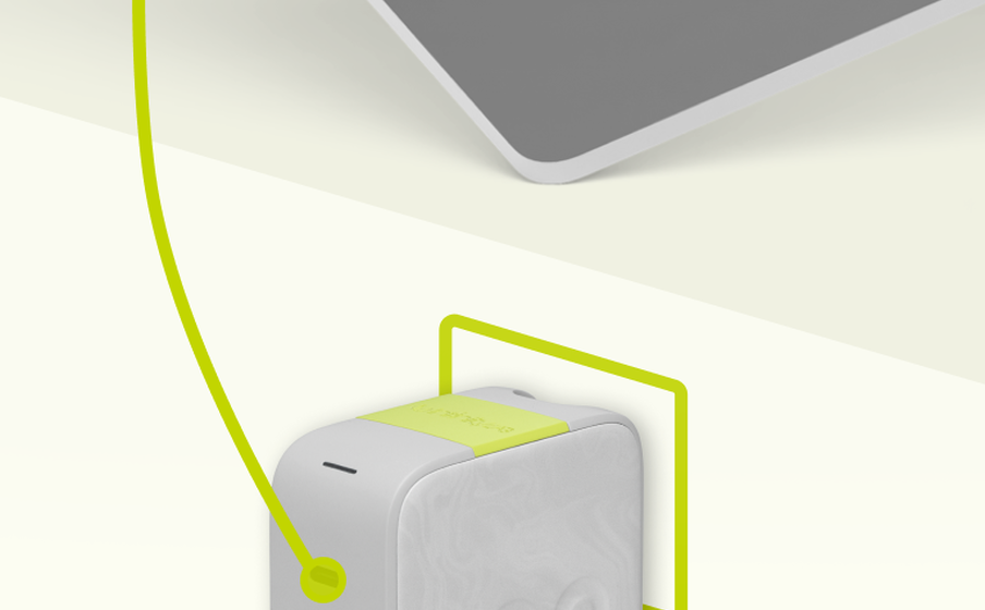 InstantCharger 100W 4 USB Recharge rapide des ordinateurs portables dotés d’un port USB de type C - Image