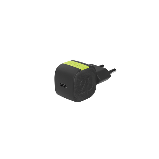 InstantCharger 20W 1 USB - Black - Compact USB-C PD charger - Hero image number null