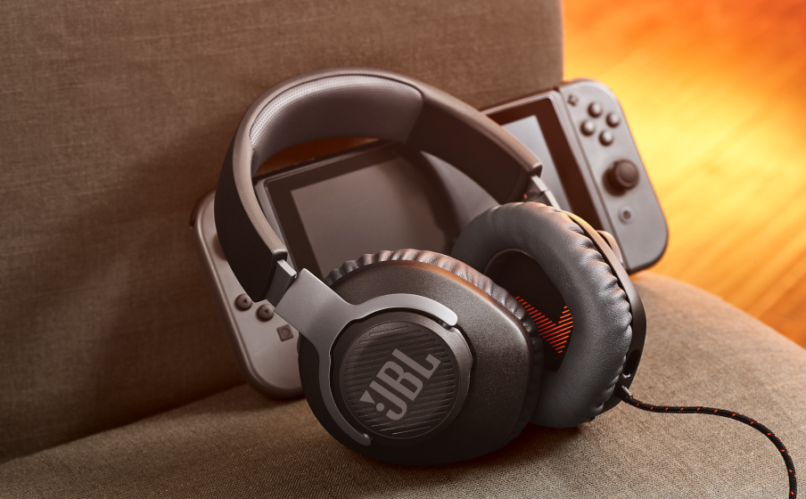 JBL Quantum 350 Wireless : casque de jeu PC sans fil avec micro amovib —