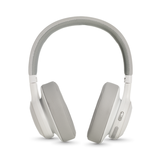 JBL E55BT - White - Wireless over-ear headphones - Detailshot 4 image number null