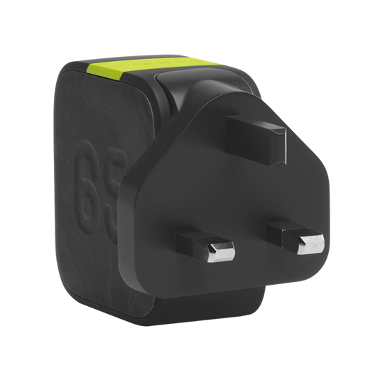 InstantCharger 65W 2 USB - Black - Powerful USB-C and USB-A GaN PD charger - Detailshot 5 image number null