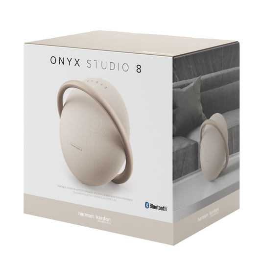 Harman Kardon Onyx Studio 8 - Champagne - Portable stereo Bluetooth speaker - Detailshot 2 image number null