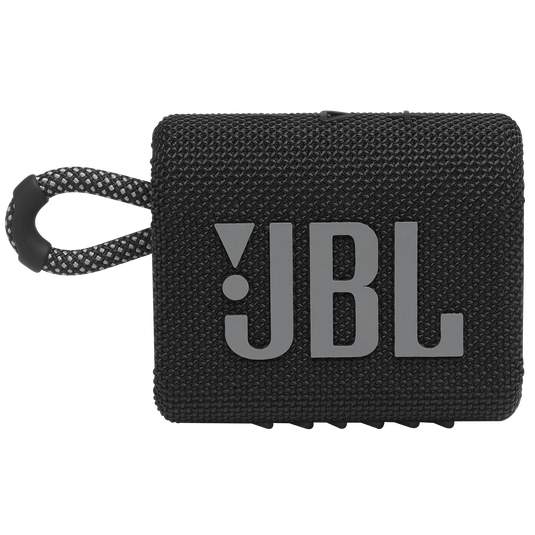 JBL Go 3 - Black - Portable Waterproof Speaker - Front image number null