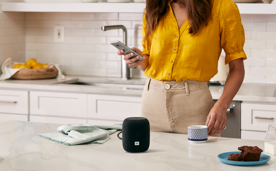 JBL Link Music Diffusion sans fil via Wi-Fi ou Bluetooth - Image