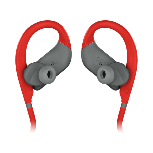 JBL Endurance DIVE - Red - Waterproof Wireless In-Ear Sport Headphones with MP3 Player - Detailshot 1 image number null