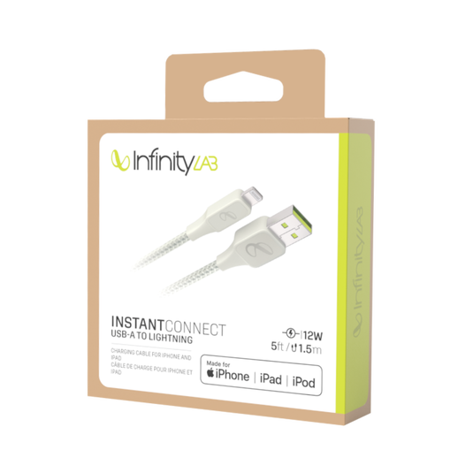 InstantConnect USB-A to Lightning - White - Charging cable for iPhone® and iPad® - Detailshot 5 image number null