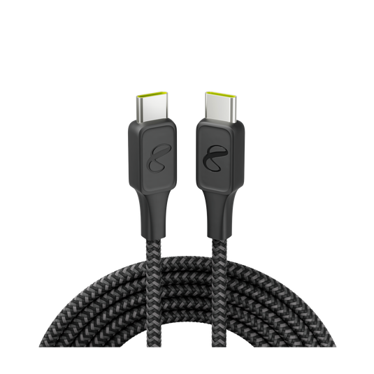InstantConnect USB-C to USB-C - Black - 100W PD ultra-fast charging cable for USB-C device - Hero image number null