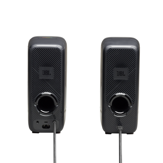 JBL Quantum Duo - Black Matte - PC Gaming Speakers - Back image number null
