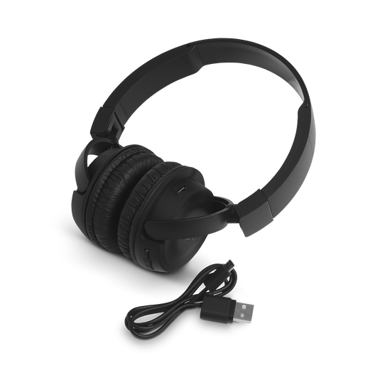 JBL T460BT - Black - Wireless on-ear headphones - Detailshot 2 image number null