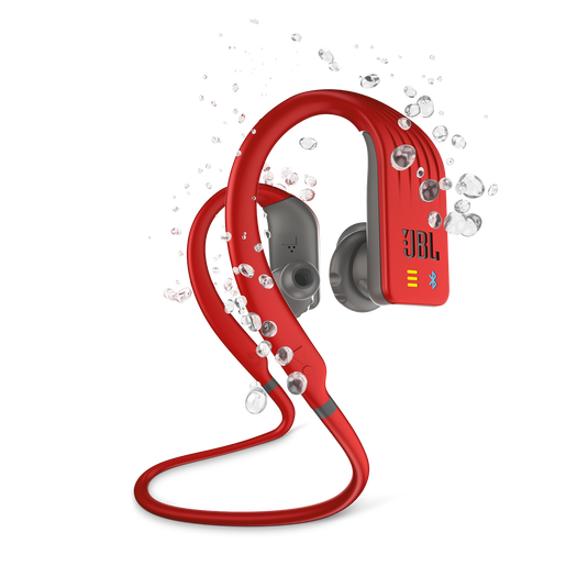 JBL Endurance DIVE - Red - Waterproof Wireless In-Ear Sport Headphones with MP3 Player - Hero image number null