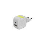 InstantCharger 30W 2 USB - White - Compact USB-C and USB-A PD charger - Hero