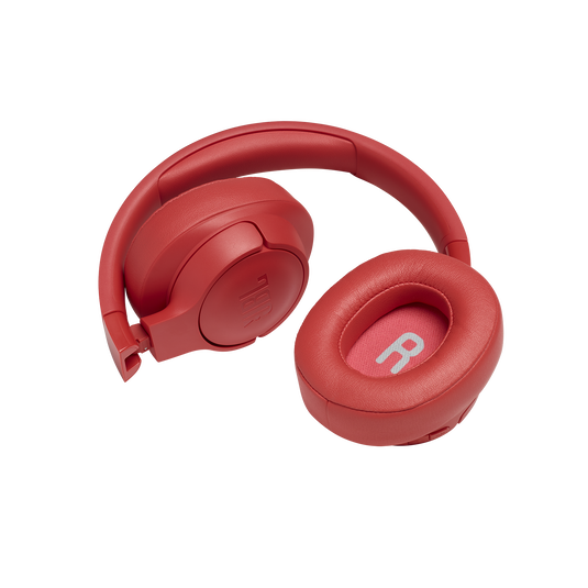 JBL Tune 750BTNC - Coral Orange - Wireless Over-Ear ANC Headphones - Detailshot 3 image number null