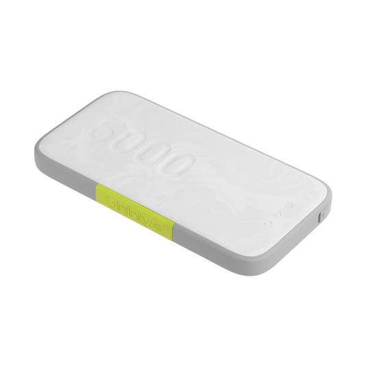 InstantGo 5000 Built-in Lightning Cable - White - 18W PD fast charging power bank - Detailshot 2 image number null