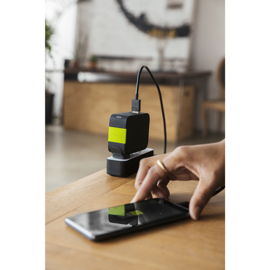 InstantCharger 100W 4 USB - Black - Ultra-powerful USB-C and USB-A GaN PD charger - Back image number null