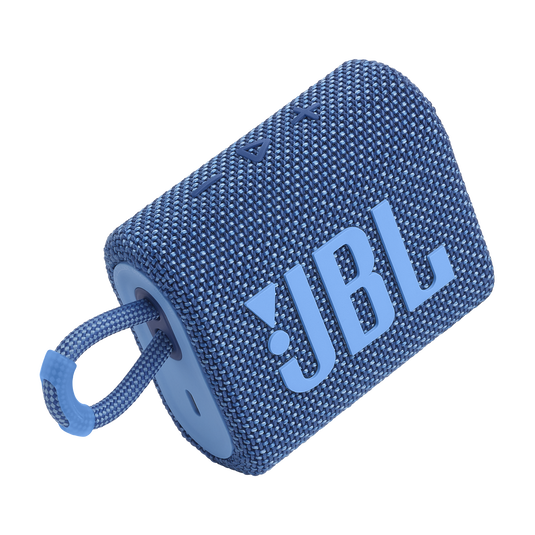 JBL Go 3 Eco - Blue - Ultra-portable Waterproof Speaker - Detailshot 1 image number null