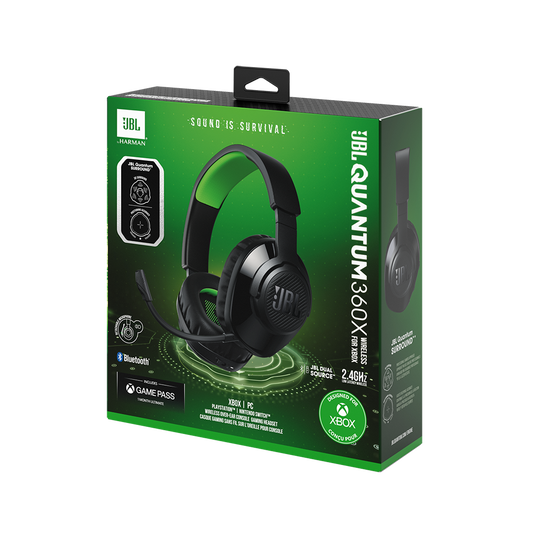 JBL Quantum 360X Wireless for XBOX - Black - Wireless over-ear console gaming headset with detachable boom mic - Detailshot 10 image number null