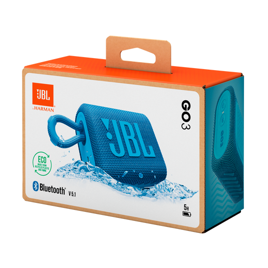 JBL Go 3 Eco - Blue - Ultra-portable Waterproof Speaker - Detailshot 5 image number null