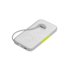 InstantGo 5000 Built-in Lightning Cable - White - 18W PD fast charging power bank - Hero