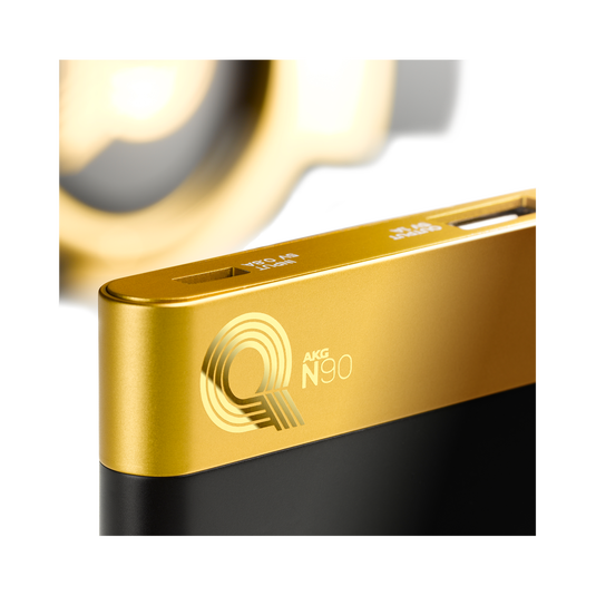 N90Q - Gold - Reference class auto-calibrating noise-cancelling headphones - Detailshot 5 image number null