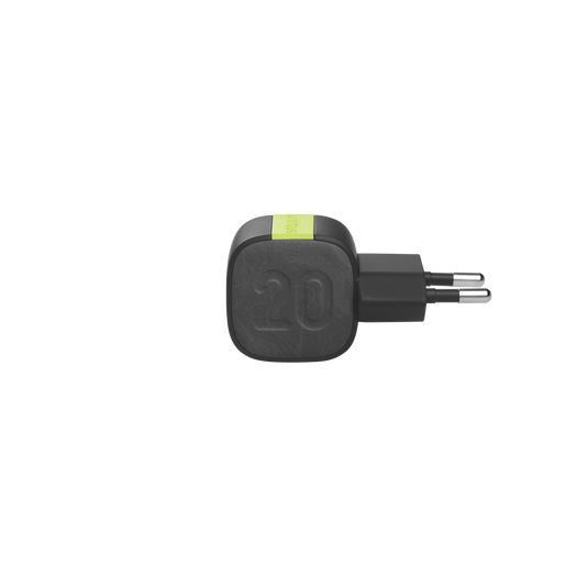InstantCharger 20W 1 USB - Black - Compact USB-C PD charger - Left image number null