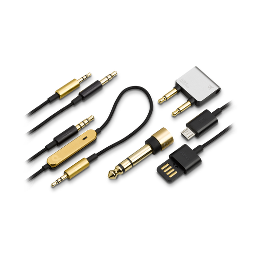 N90Q - Gold - Reference class auto-calibrating noise-cancelling headphones - Detailshot 3 image number null