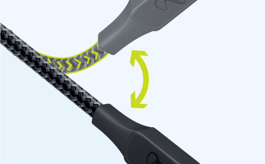 InstantConnect USB-C to Lightning Conçu pour durer, avec une durée de vie de 35 000 torsions - Image