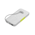 InstantGo 10000 Built-in Lightning Cable - White - 30W PD ultra-fast charging power bank - Hero