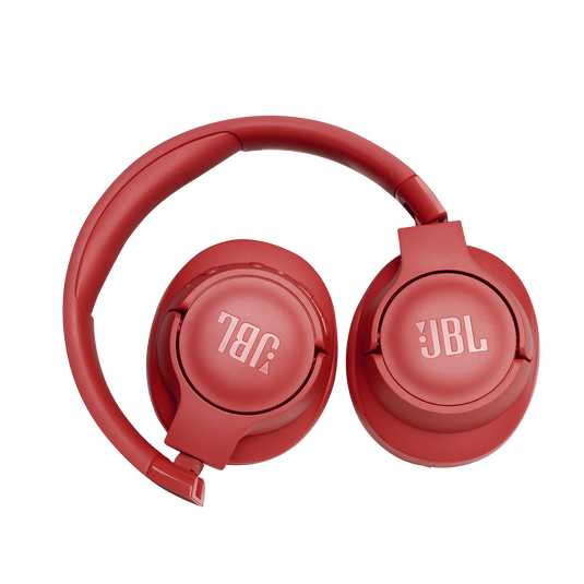 JBL Tune 750BTNC - Coral Orange - Wireless Over-Ear ANC Headphones - Detailshot 1 image number null