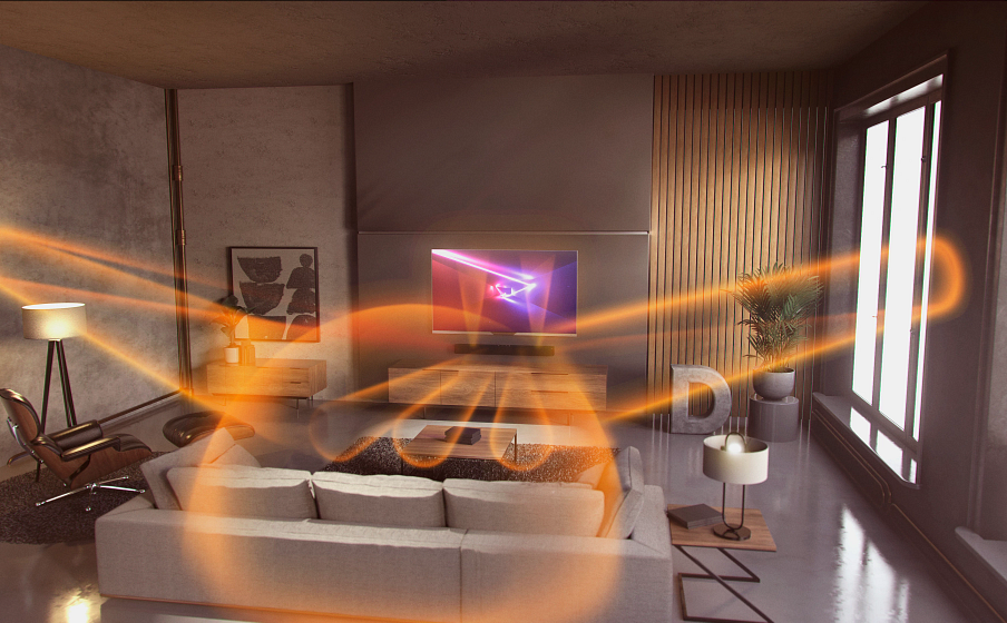 Bar 5.0 MultiBeam Dolby Atmos® et Son multicanal MultiBeam™ - Image