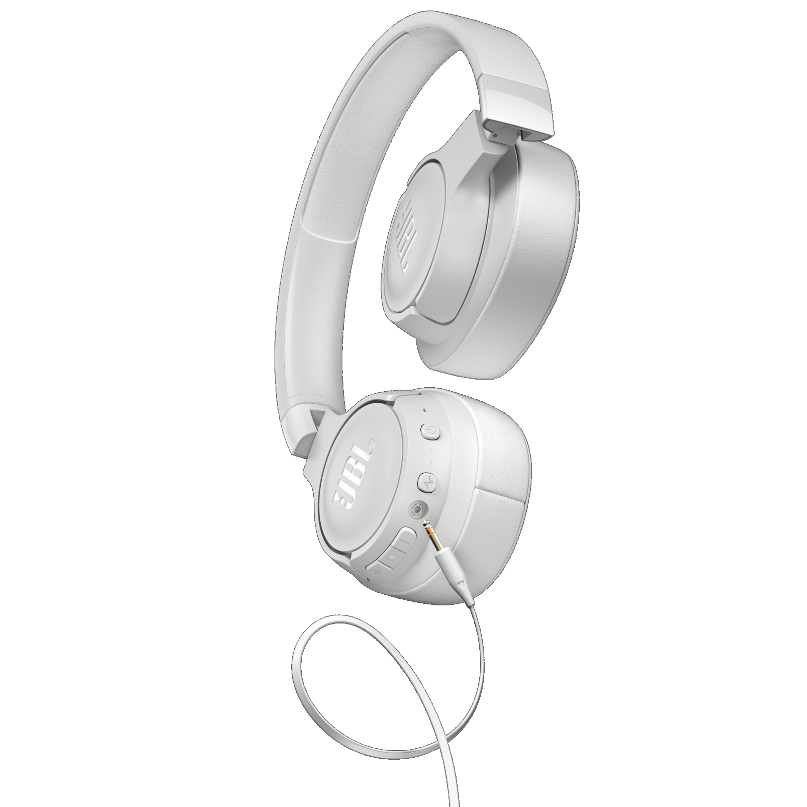 JBL Tune 750BTNC - White - Wireless Over-Ear ANC Headphones - Detailshot 7