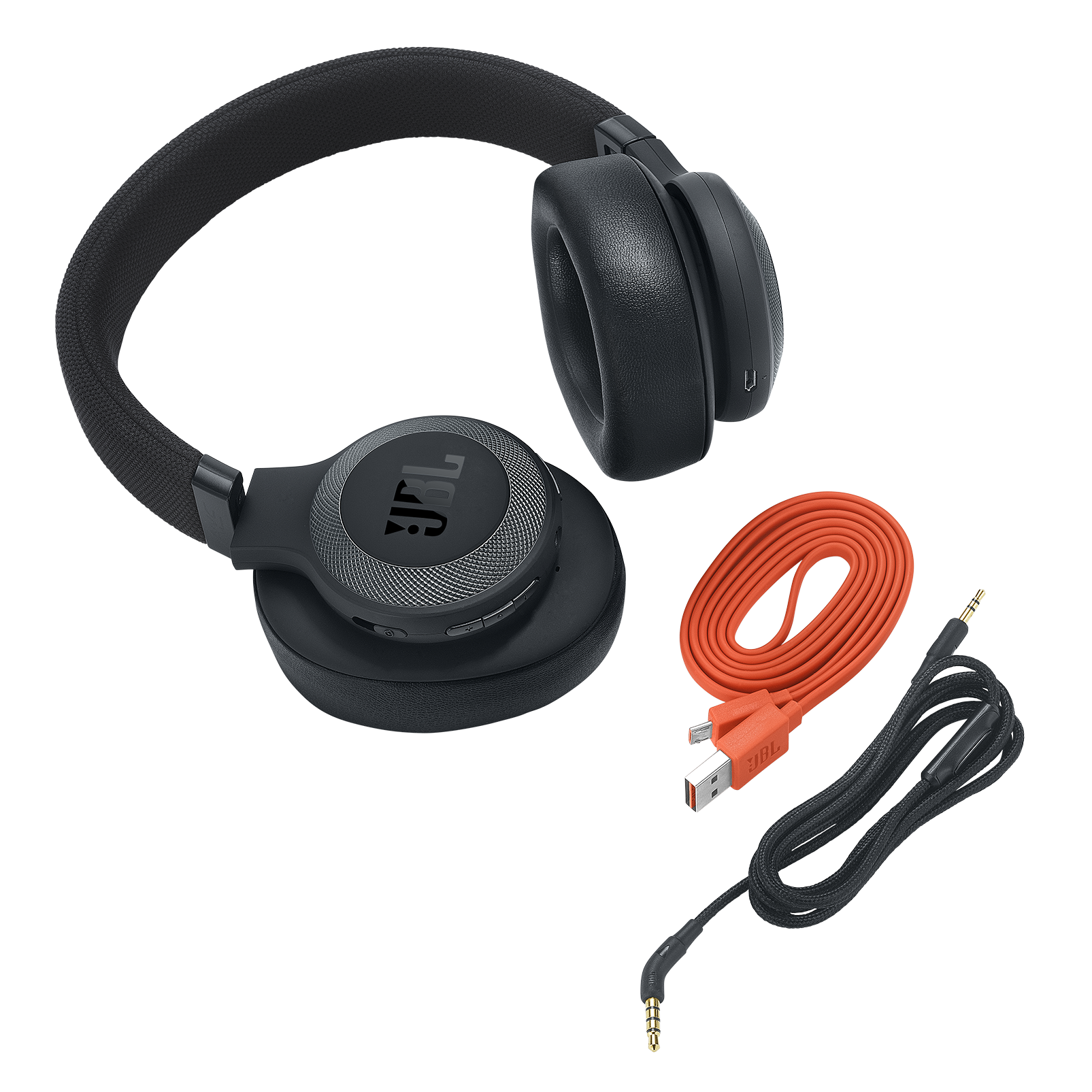 JBL E65BTNC - Black Matte - Wireless over-ear noise-cancelling headphones - Detailshot 3