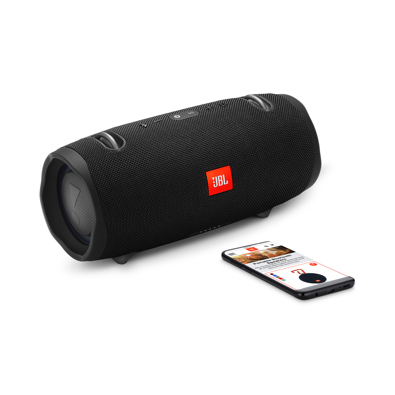 JBL Xtreme 2 - Midnight Black - Portable Bluetooth Speaker - Detailshot 1