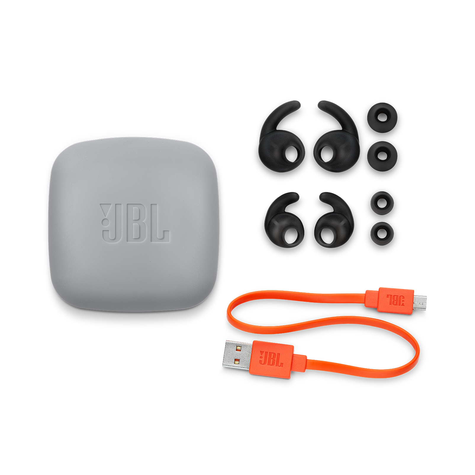JBL Reflect Contour 2 - Black - Secure fit Wireless Sport Headphones - Detailshot 3