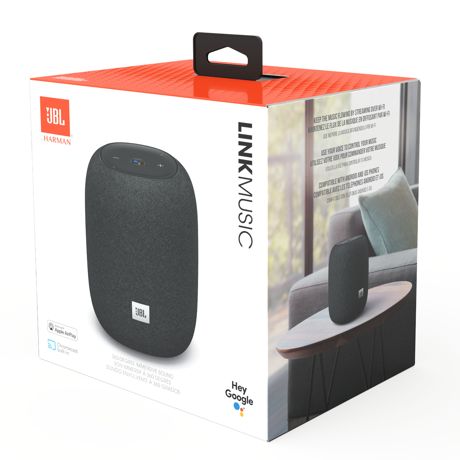 Jbl link music google assistant clearance