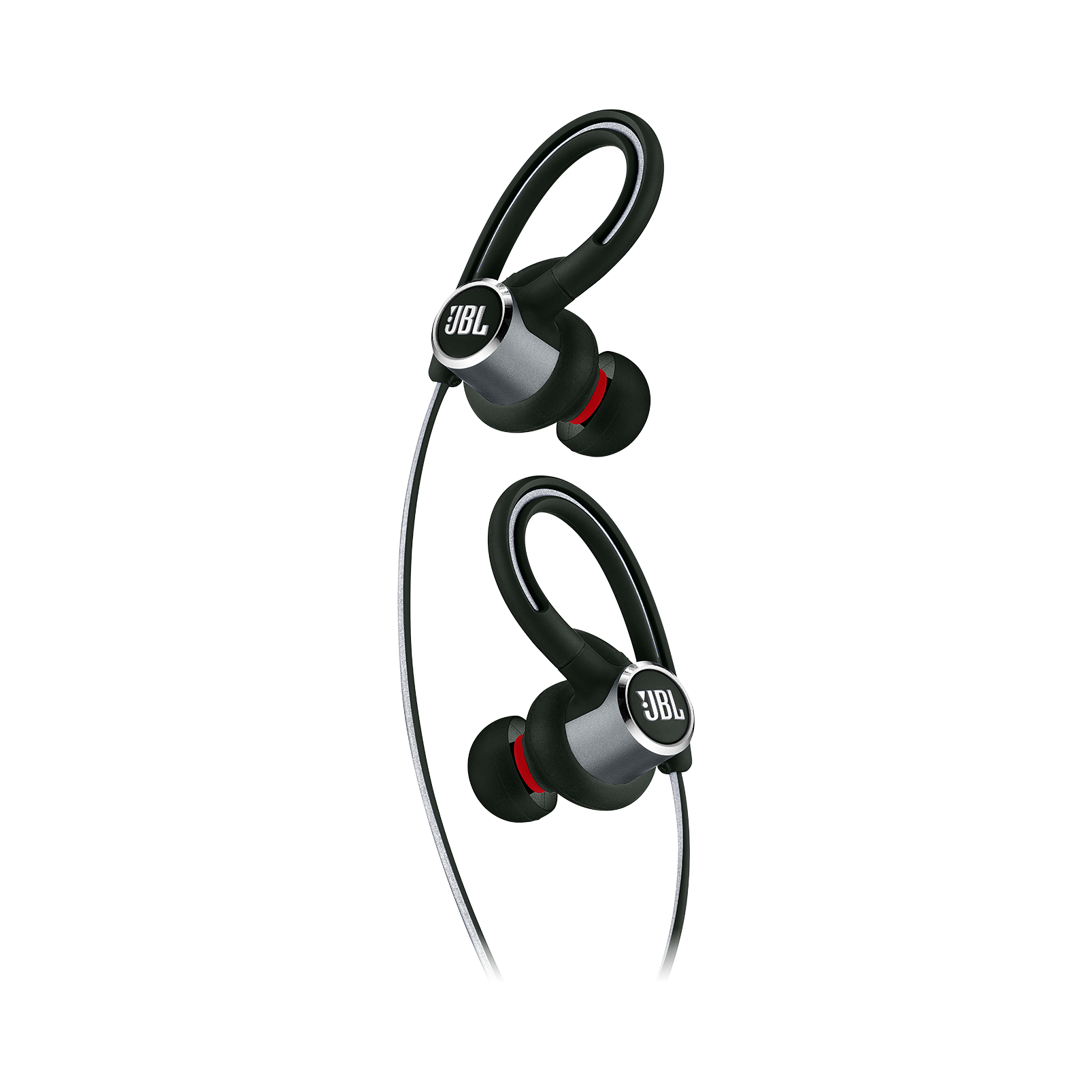 JBL Reflect Contour 2 - Black - Secure fit Wireless Sport Headphones - Detailshot 1