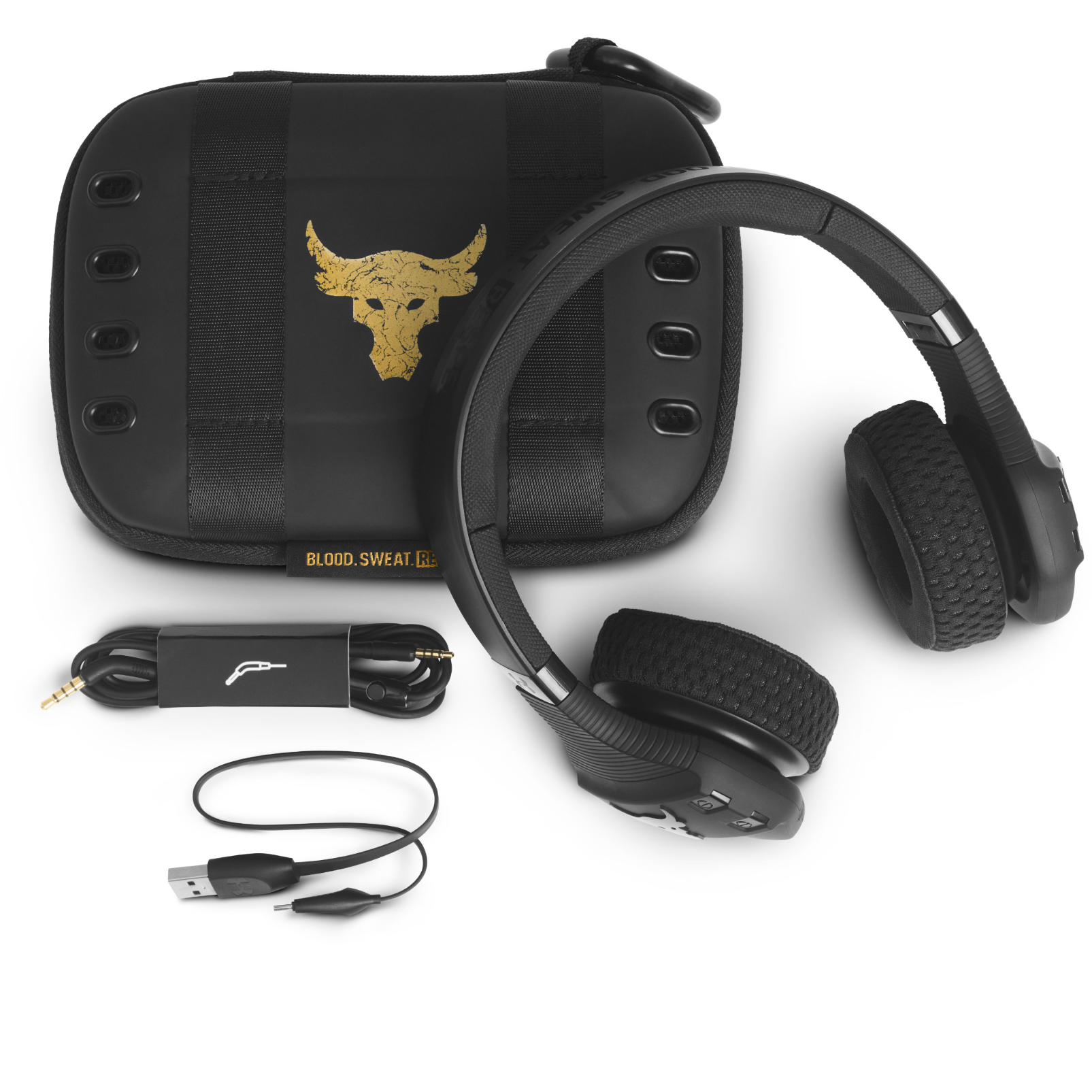 UA Sport Wireless Train Project Rock – Engineered by JBL - Black - On-ear sport Headphones - Detailshot 6