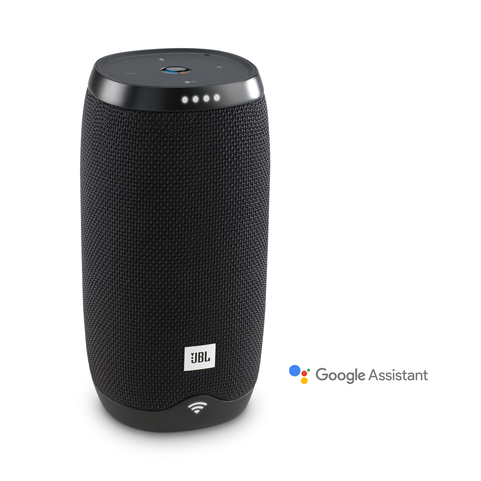 JBL Link 10 - Black - Voice-activated portable speaker - Hero