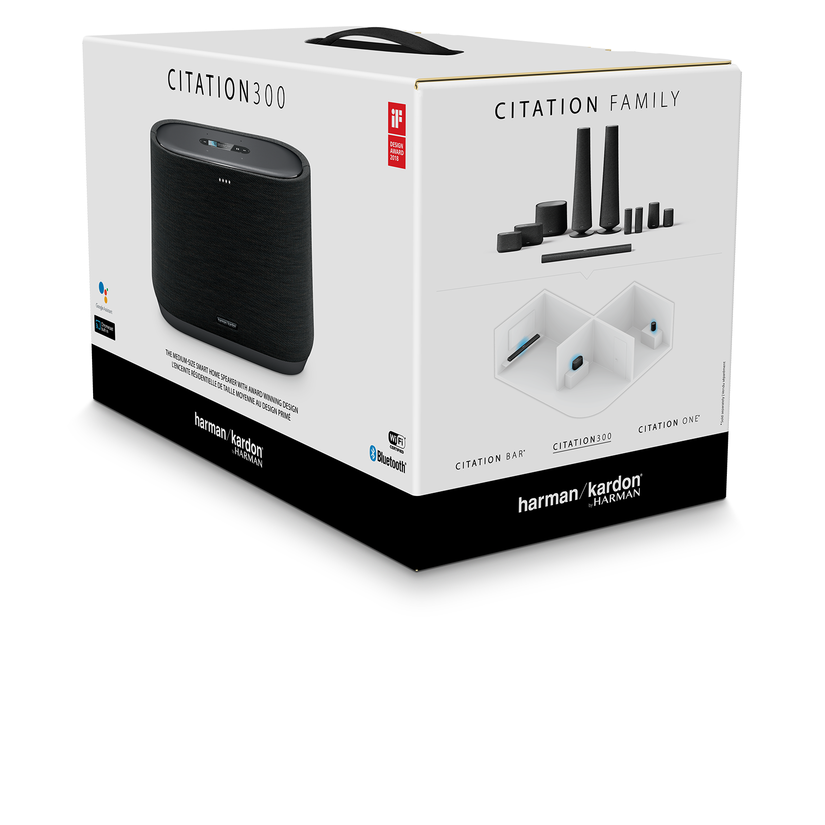 Harman Kardon Citation 300 L Enceinte Domotique De Taille Moyenne Au Design Prime